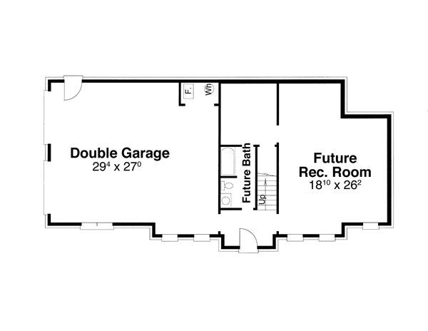 Lower Level image of ANNISTON House Plan